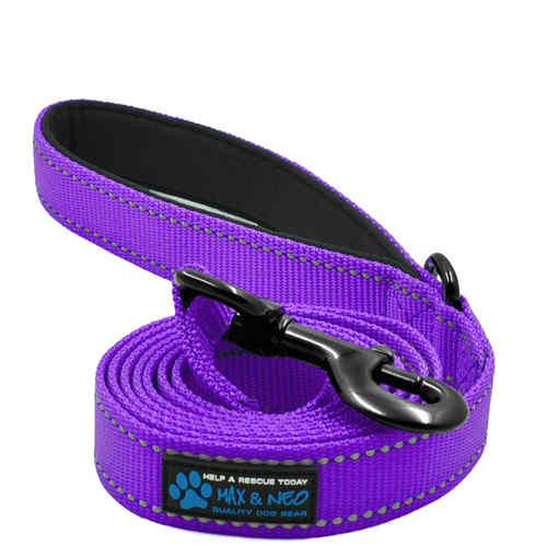 Reflective Nylon Dog Leash  Pet traction belt monochrome nylon rope woven  dog and cat traction rope pet products