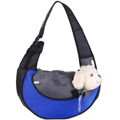 Pet Dog Sling Carrier Breathable Mesh Travel Safe Sling Bag Carrier for Dogs Cats