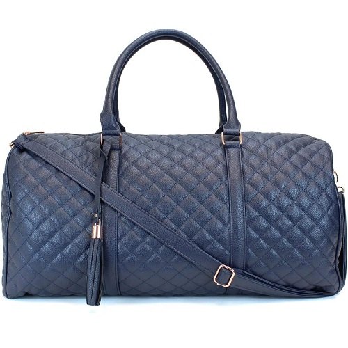 Quilted Travel Duffel Bag with Puffy 